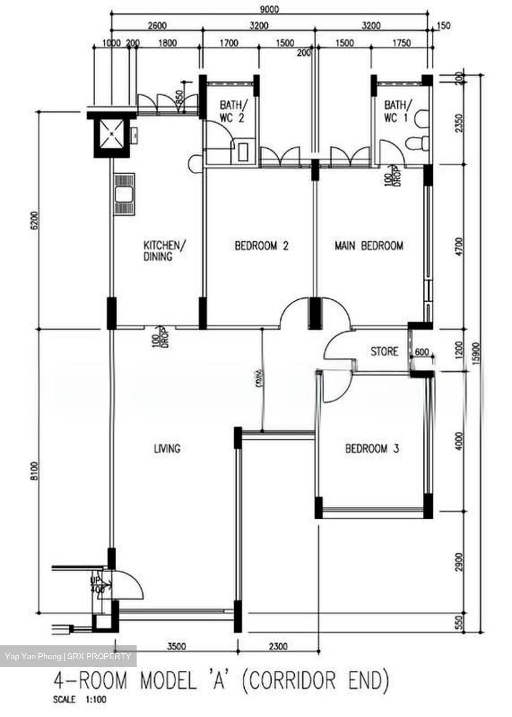 Blk 924 TAMPINES PALMSPRING (Tampines), HDB 4 Rooms #578679711